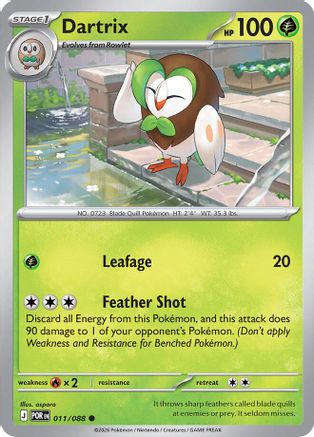 Dartrix (011/null) [ME03 Perfect Order] - ME03: Perfect Order - Card Brawlers | Quebec | Canada |
