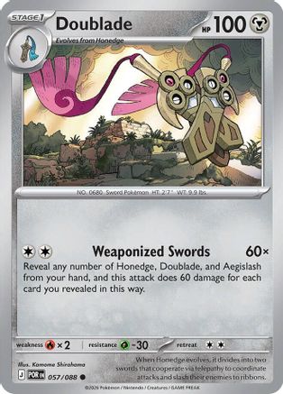 Doublade (057/088) - Reverse Holofoil [ME03 Perfect Order] - ME03: Perfect Order - Card Brawlers | Quebec | Canada |