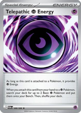 Telepathic Psychic Energy (088/null) - Reverse Holofoil [ME03 Perfect Order] - ME03: Perfect Order - Card Brawlers | Quebec | Canada |