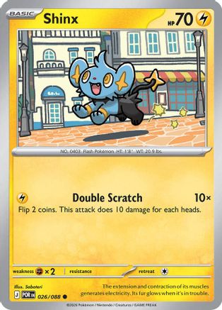 Shinx (026/null) - Reverse Holofoil [ME03 Perfect Order] - ME03: Perfect Order - Card Brawlers | Quebec | Canada |