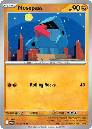 Nosepass (037/null) - Reverse Holofoil [ME03 Perfect Order] - ME03: Perfect Order - Card Brawlers | Quebec | Canada |