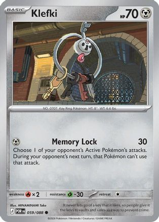 Klefki (059/null) - Reverse Holofoil [ME03 Perfect Order] - ME03: Perfect Order - Card Brawlers | Quebec | Canada |