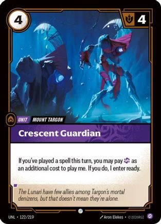 Crescent Guardian (122/219) - Unleashed Foil - Unleashed - Card Brawlers | Quebec | Canada |