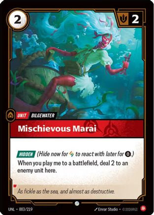 Mischevious Marai (003/219) - Unleashed - Unleashed - Card Brawlers | Quebec | Canada |