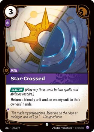 Star-Crossed (128/219) - Unleashed - Unleashed - Card Brawlers | Quebec | Canada |