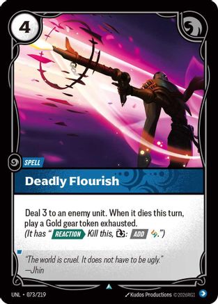 Deadly Flourish (073/219) - Unleashed - Unleashed - Card Brawlers | Quebec | Canada |