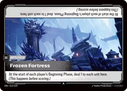 Frozen Fortress (212/219) - Unleashed Foil - Unleashed - Card Brawlers | Quebec | Canada |