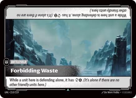 Forbidding Waste (210/219) - Unleashed - Unleashed - Card Brawlers | Quebec | Canada |