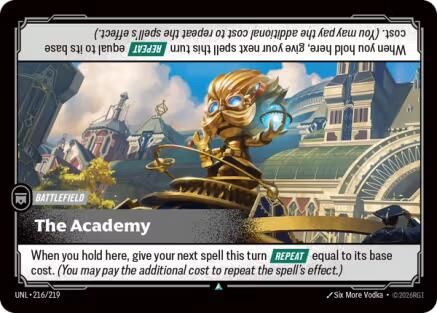 The Academy (216/219) - Unleashed Foil - Unleashed - Card Brawlers | Quebec | Canada |