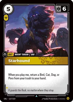 Starhound (167/219) - Unleashed - Unleashed - Card Brawlers | Quebec | Canada |
