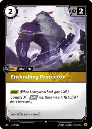 Enthralling Protector (162/219) - Unleashed Foil - Unleashed - Card Brawlers | Quebec | Canada |