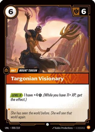 Targonian Visionary (098/219) - Unleashed Foil - Unleashed - Card Brawlers | Quebec | Canada |