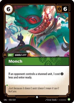 Monch (035/219) - Unleashed - Unleashed - Card Brawlers | Quebec | Canada |
