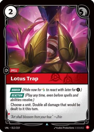 Lotus Trap (013/219) - Unleashed Foil - Unleashed - Card Brawlers | Quebec | Canada |