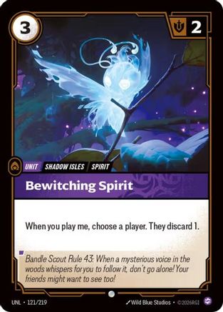 Bewitching Spirit (121/219) - Unleashed - Unleashed - Card Brawlers | Quebec | Canada |