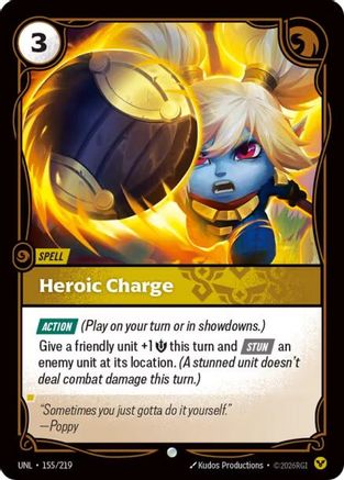 Heroic Charge (155/219) - Unleashed Foil - Unleashed - Card Brawlers | Quebec | Canada |