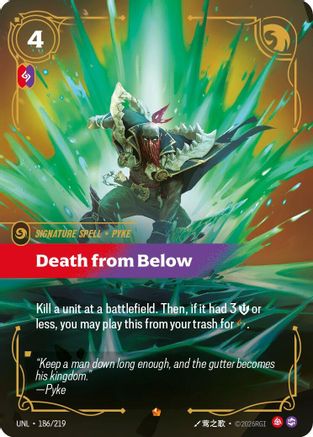 Death from Below (186/219) - Unleashed Foil - Unleashed - Card Brawlers | Quebec | Canada |