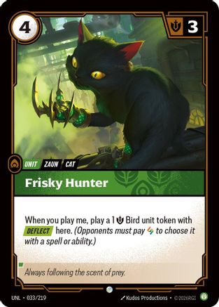 Frisky Hunter (033/219) - Unleashed Foil - Unleashed - Card Brawlers | Quebec | Canada |