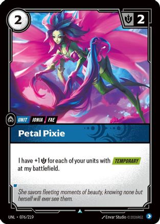 Petal Pixie (076/219) - Unleashed Foil - Unleashed - Card Brawlers | Quebec | Canada |
