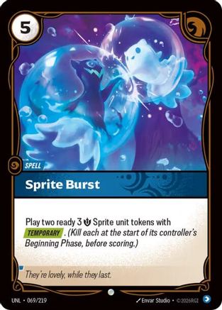 Sprite Burst (069/219) - Unleashed - Unleashed - Card Brawlers | Quebec | Canada |
