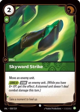 Skyward Strike (038/219) - Unleashed Foil - Unleashed - Card Brawlers | Quebec | Canada |