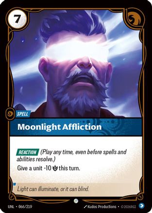 Moonlight Affliction (066/219) - Unleashed Foil - Unleashed - Card Brawlers | Quebec | Canada |