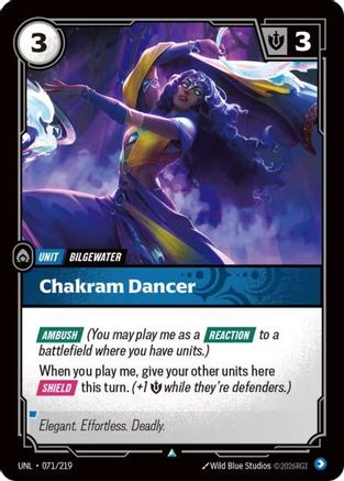 Chakram Dancer (071/219) - Unleashed - Unleashed - Card Brawlers | Quebec | Canada |