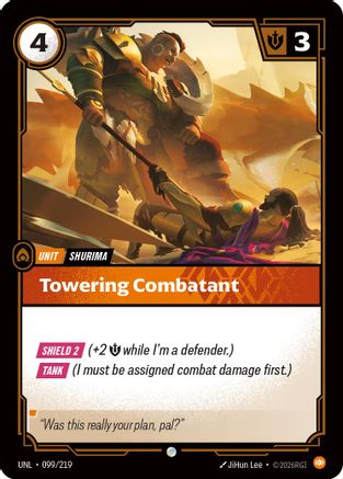 Towering Combatant (099/219) - Unleashed - Unleashed - Card Brawlers | Quebec | Canada |