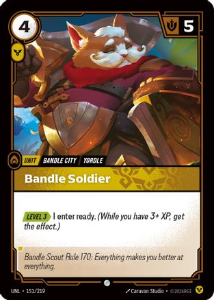 Bandle Soldier (151/219) - Unleashed Foil - Unleashed - Card Brawlers | Quebec | Canada |