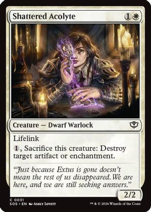 Shattered Acolyte (SOS-031) - Secrets of Strixhaven Foil - Secrets of Strixhaven - Card Brawlers | Quebec | Canada |