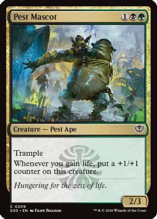 Pest Mascot (SOS-209) - Secrets of Strixhaven - Secrets of Strixhaven - Card Brawlers | Quebec | Canada |