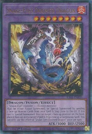 Snake-Eyes Doomed Dragon [RA05-EN039] Ultimate Rare - Rarity Collection 5 - Card Brawlers | Quebec | Canada |