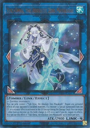 Yuki-Onna, the Absolute Zero Mayakashi [RA05-EN057] Ultra Rare - Rarity Collection 5 - Card Brawlers | Quebec | Canada |