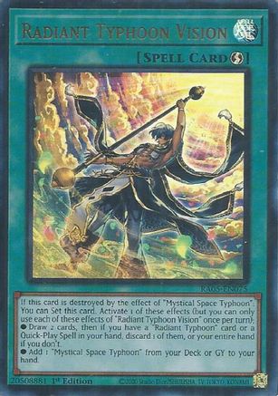 Radiant Typhoon Vision [RA05-EN075] Ultra Rare - Rarity Collection 5 - Card Brawlers | Quebec | Canada |