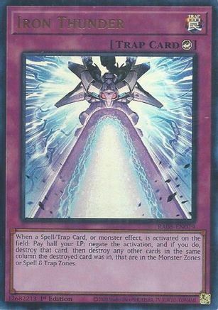 Iron Thunder [RA05-EN079] Ultra Rare - Rarity Collection 5 - Card Brawlers | Quebec | Canada |