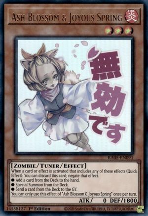 Ash Blossom & Joyous Spring [RA05-EN091] Ultra Rare - Rarity Collection 5 - Card Brawlers | Quebec | Canada |