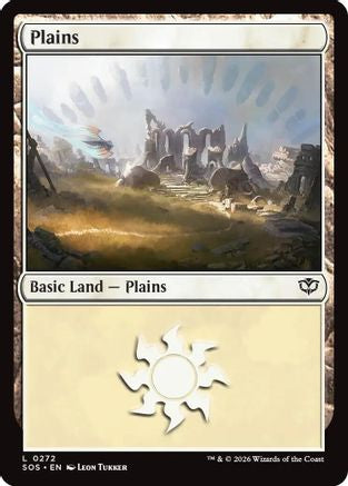 Plains (0272) (SOS-272) - Secrets of Strixhaven Foil - Secrets of Strixhaven - Card Brawlers | Quebec | Canada |