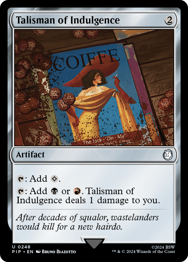 Talisman of Indulgence [Fallout] - Magic: The Gathering - Card Brawlers | Quebec | Canada |