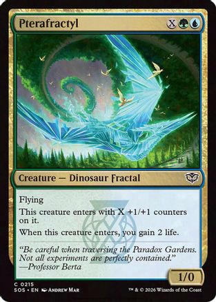 Pterafractyl (SOS-215) - Secrets of Strixhaven Foil - Secrets of Strixhaven - Card Brawlers | Quebec | Canada |