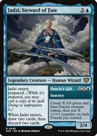 Jadzi, Steward of Fate (SOS-055) - Secrets of Strixhaven Foil - Secrets of Strixhaven - Card Brawlers | Quebec | Canada |