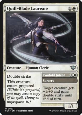 Quill-Blade Laureate (SOS-027) - Secrets of Strixhaven - Secrets of Strixhaven - Card Brawlers | Quebec | Canada |