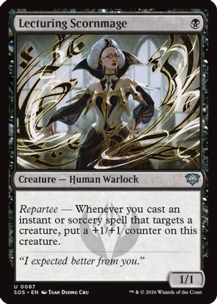 Lecturing Scornmage (SOS-087) - Secrets of Strixhaven Foil - Secrets of Strixhaven - Card Brawlers | Quebec | Canada |