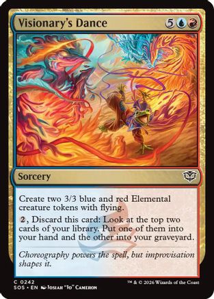 Visionary's Dance (SOS-242) - Secrets of Strixhaven Foil - Secrets of Strixhaven - Card Brawlers | Quebec | Canada |