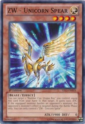 ZW - Unicorn Spear [YS13-EN018] Common - Yu-Gi-Oh! - Card Brawlers | Quebec | Canada |