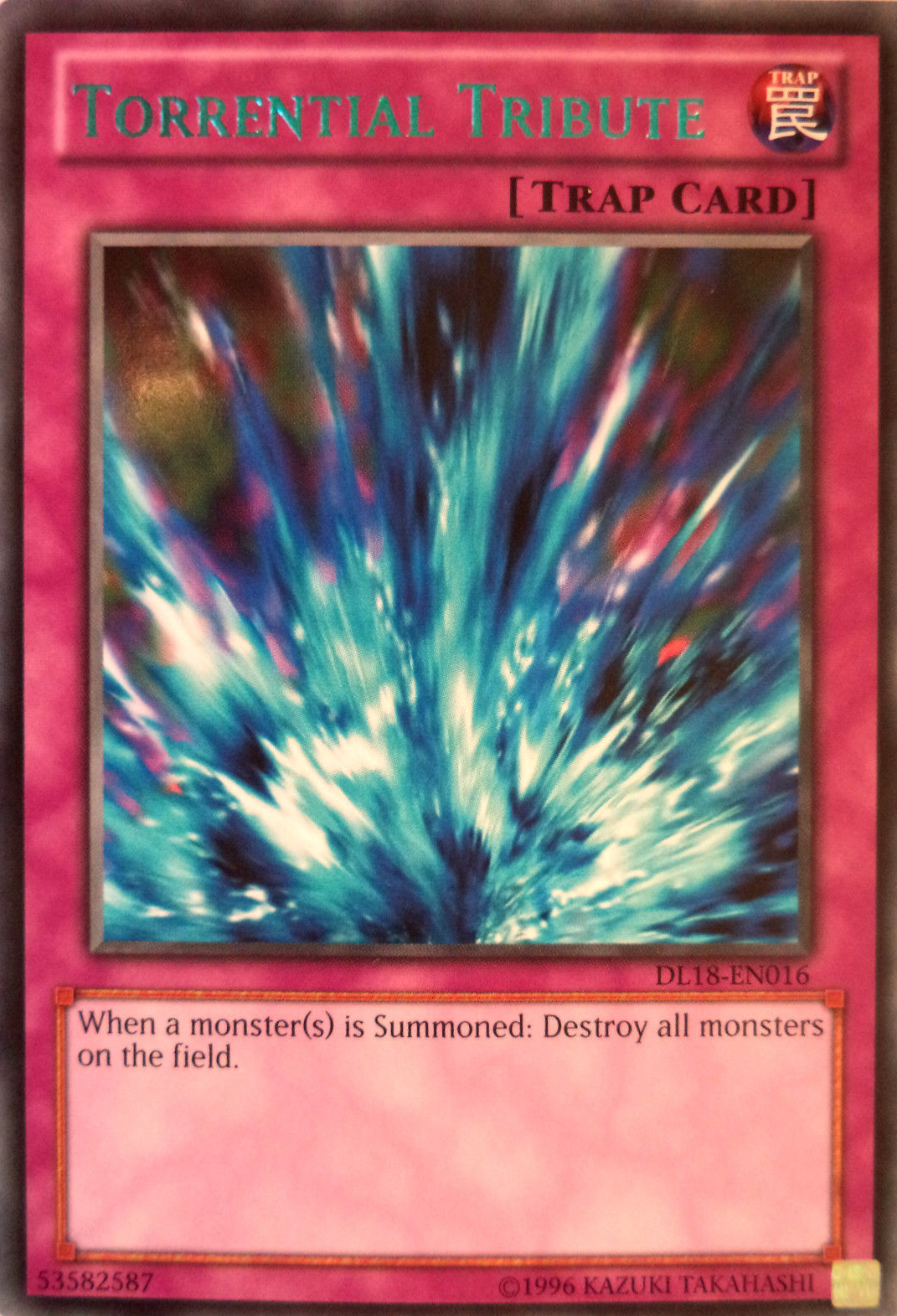 Torrential Tribute (Blue) [DL18-EN016] Rare - Yu-Gi-Oh! - Card Brawlers | Quebec | Canada |
