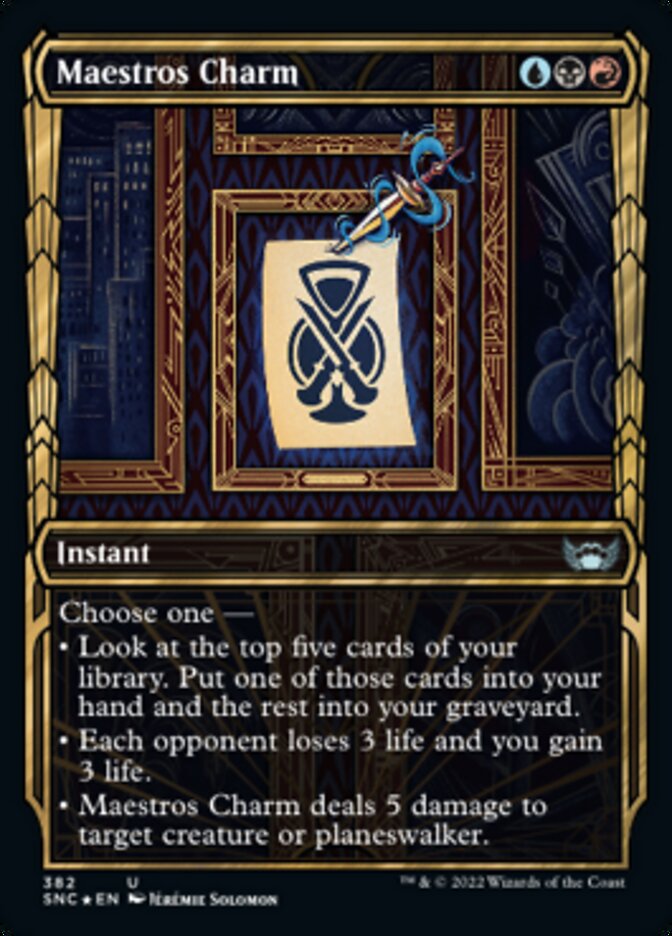 Maestros Charm (Showcase Golden Age Gilded Foil) [Streets of New Capenna] - Magic: The Gathering - Card Brawlers | Quebec | Canada |