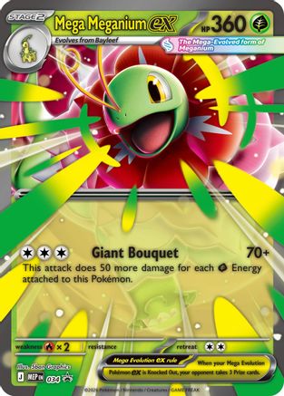 Mega Meganium ex (034/null) - Holofoil [ME Mega Evolution Promo]