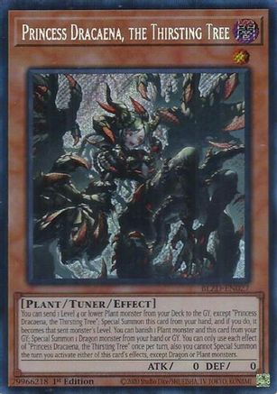 Princess Dracaena, the Thirsting Tree [BLZD-EN027] Secret Rare - Blazing Dominion - Card Brawlers | Quebec | Canada |