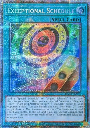 Exceptional Schedule [BLZD-EN054] Starlight Rare - Blazing Dominion - Card Brawlers | Quebec | Canada |