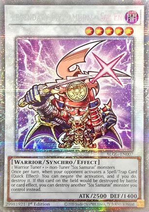 Legendary Six Samurai - Shi En (Starlight Rare) (BLGG-EN007) Starlight Rare